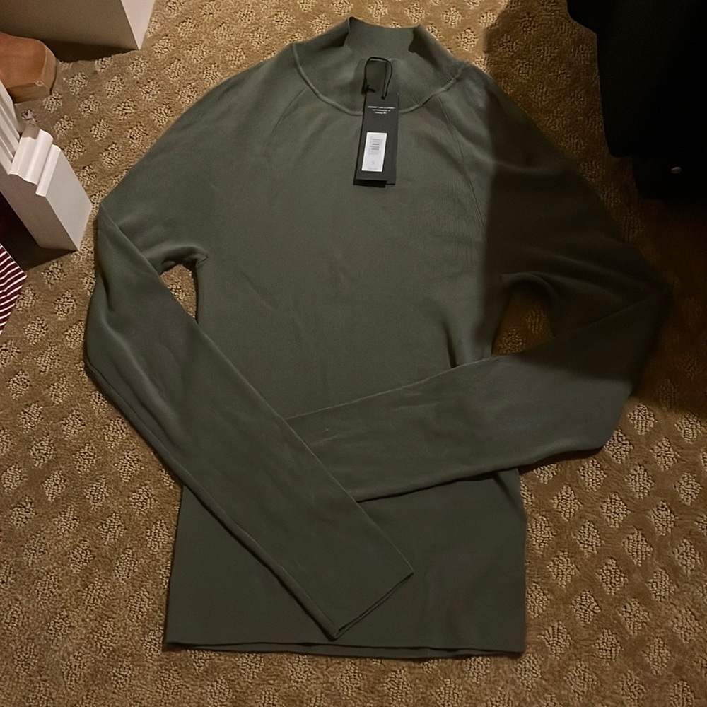 collared green long sleeve